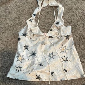 Victoria's secret satin star sleep cami